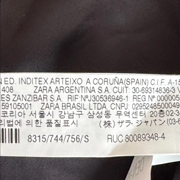 Zara Manteco Camel Cape Size S - Picture 14 of 14